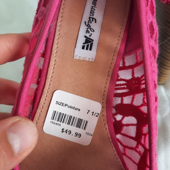 NWOT American Eagle wedge sandals - Picture 5 of 8